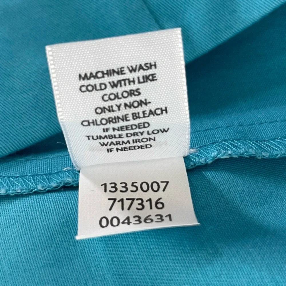 NEW J. Jill Stretch Aqua Blue Turquoise Perfect Pencil Skirt Size 18 NWT - Picture 8 of 9